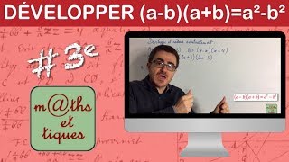 Développer à laide de lidentité remarquable ababa²b²  Troisième [upl. by Oker]