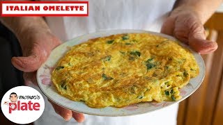 MOUTHWATERING ITALIAN OMELETTE  How to Make Egg Omelette  Frittata Recipe [upl. by Ihana]