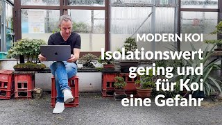 Macht ein Abdecken von Teichen mit Noppenfolie Sinn  Modern Koi Blog 6978 [upl. by Goar]