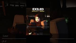 Roblox horror game With your friends Exiled is Really fun btw🔥 [upl. by Annod]