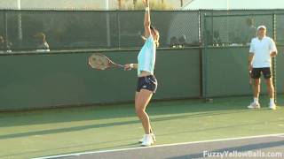 Elena Dementieva hitting in High Definition [upl. by Bonns30]