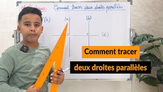 Comment tracer deux droites parallèles [upl. by Leander511]