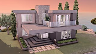 TARTOSA MODERN FAMILY HOUSE 🌴 The Sims 4 Speed Build [upl. by Etteneg]