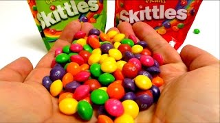 Skittles Candy Packs  Crazy Sours amp Fruits [upl. by Alacim]