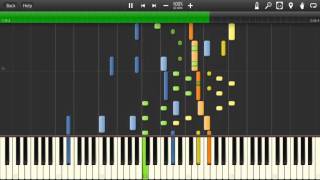 GodowskyChopin Op 25 No 1 quotAeolian Harpquot v3Synthesia [upl. by Lela871]