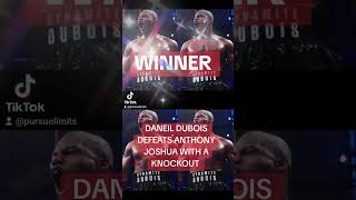 DDD Daniel Dubois Knocks Out Anthony Joshua [upl. by Esilahs]