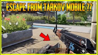 ESCAPE FROM TARKOV MOBILE  BEST REALISTIC GRAPHICS GAME ON MOBILE  DARK AREA BREAKOUT GAMEPLAY 😍🔥👀 [upl. by Dew647]