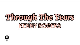 Through The Years  Kenny Rogers karaoke [upl. by Hallee]