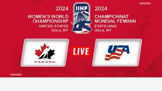 Canada vs USA  Ice Hockey  IIHF Womens World Championship 2024 [upl. by Aenet]