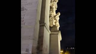 Arc de Triomphe closeup view Paris France [upl. by Budworth]