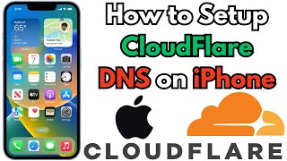 How to Setup CloudFlare DNS on iPhone [upl. by Airetahs]