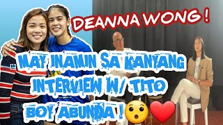 DEANNA WONG MAY INAMIN SA KANYANG INTERVIEW W TITO BOY ABUNDA [upl. by Shaun]