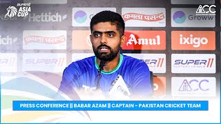 Press Conference  Babar Azam  Captain  Pakistan Cricket Team [upl. by Berlauda149]