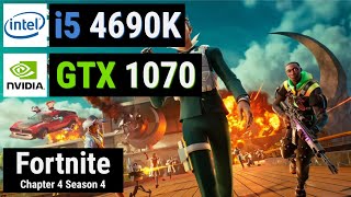 Core i5 4690K  GTX 1070  FORTNITE [upl. by Hike80]