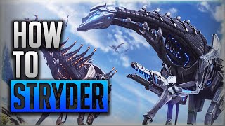 STRYDER HOW TO Everything You Need To Know  New Genesis 2 DLC  Ark Survival Evolved [upl. by Nosnehpets204]