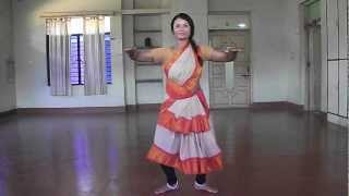 Chauka 2 Learn Odissi dance basic steps with Merle OBrien [upl. by Akimak]