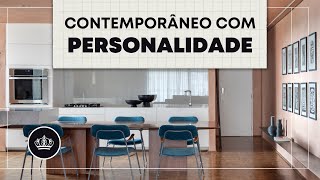 Apartamento FEMININO com CONCRETO e TEXTURA [upl. by Kcim944]