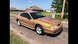 Unloved Autos Spotlight 20k mile 1997 Mustang GT    in Aztec Gold    a most unloved color [upl. by Eceela808]