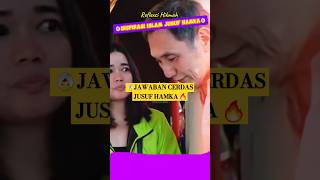 JAWABAN CERDAS JUSUF HAMKA 🔥 shorts jusufhamka mualaf motivasiislami [upl. by Sexela]