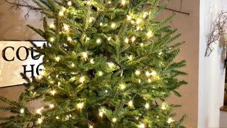 How To Put Lights On A Christmas Tree Video  Christmas Tree Decorating Tips [upl. by Ynaffik]