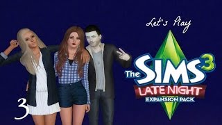 Lets Play The Sims 3 Late Night  Part 3  Hanging with Celebrities [upl. by Irik]