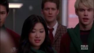 Glee Artie gets bought a ReWalk for christmas 2x10 [upl. by Assirt]