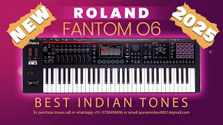 Roland Fantom o6 Indian Tones  Fantom 06 2025  Mohan Music Mania Indian Tones [upl. by Ynaffyt]