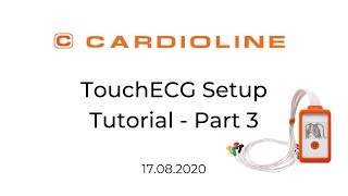 Cardioline TouchECG Demonstration Part 3 [upl. by Alliuqahs673]