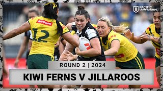 Pacific Championships 2024  New Zealand Kiwi Ferns v Australian Jillaroos  Full Match Replay [upl. by Ennasor]