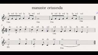 Manastırın ortasında nota [upl. by Grantley]