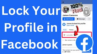 How to Lock your Profile in Facebook Lock your Facebook Profile [upl. by Allyson]