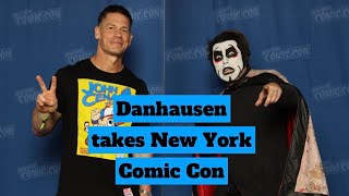 Danhausen meets John Cena at NYCC w\ MJF Orange Cassidy Evil Uno MWFP amp morehausen [upl. by Akeinahs]