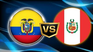 ECUADOR VS PERÚ 🟡REACCIÓN EN VIVO  ELIMINATORIAS 2026 [upl. by Pierrepont]