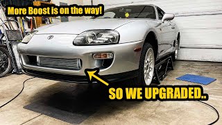 TURBO SUPRA GETS NEW INTERCOOLER The quest for more power begins now [upl. by Purcell]