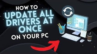 How to UPDATE ALL DRIVERS on WINDOWS at ONCE [upl. by Rednal]