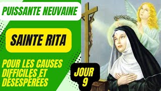 NEUVAINE A SAINTE RITA 2ème JOURPATRONNE DES CAUSES DIFFICILES ET DÉSESPÉRÉES [upl. by Nauqyt]