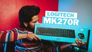 Logitech MK270R Unboxing  Best wireless keyboard and mouse Combo [upl. by Musette]