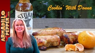 Citrus Chicken with BourbonHoney Glaze  Char Broil Big Easy OilLess Fryer [upl. by Aslin]