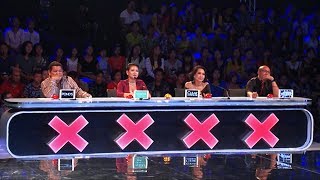 Fail Auditions  Myanmars Got Talent 2017 Season 4 ျမန္မာ [upl. by Rus605]