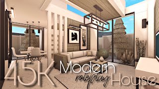 BLOXBURG 45K MODERN FAMILY HOUSE  NOGAMEPASS [upl. by Panaggio]