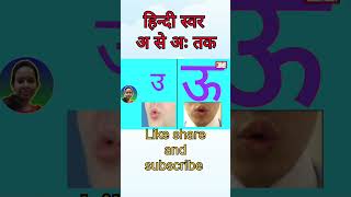 स्वर हिन्दी अ आ इ ईswar aur vyanjan  learn hindi alphabet  preschool LaLalearningkido Reena [upl. by Celestyna]