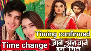 Kundali bhagya slot change l Jaane anjaane hum mile timing confirmed l Bharat Ahlawat new show [upl. by Blackington]