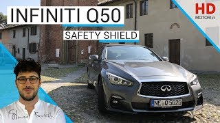 Infiniti Q50 2018 Safety ShieldProPILOT ADAS  pagelle GUIDA AUTONOMA [upl. by Evets]