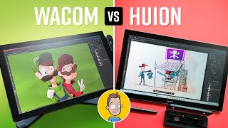 Wacom Cintiq Pro 17 VS Huion Kamvas Pro 19 [upl. by Akinas]