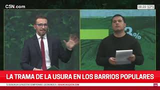 Endeudamiento en los barrios populares  Diego Mora con Alejandro Bercovich LaLeyDeLaSelva c5n [upl. by Puklich]