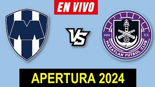 MONTERREY VS MAZATLAN EN VIVO 🔴 APERTURA 2024 JORNADA 9 LIGA MX ▶️ HORARIO Y DONDE VER EN VIVO [upl. by Nnyleuqaj18]