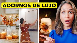 ADORNOS MODERNOS PARA OTOÑO 😱 Decoración Lujosa y Elegante [upl. by Drallim]