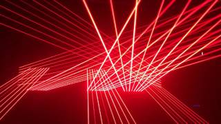 Laser show partner  Red laser beam bar [upl. by Ashby]