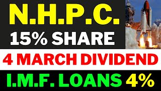 Dividend कब मिलेगा  NHPC share latest news  NHPC share news today  NHPC share latest news  NHPC [upl. by Abagael879]