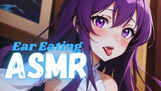 Fast Ear Eating w Echo ASMR No Talking [upl. by Nalahs421]